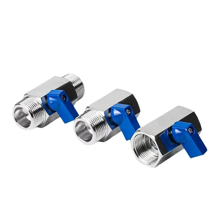 Poseben mini krogelni ventil za HVAC in plin